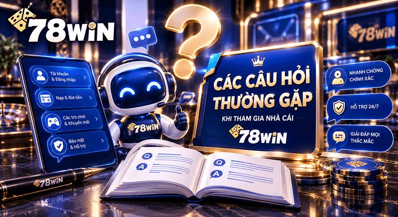 Các thắc mắc phổ biến khác về nhà cái 78win